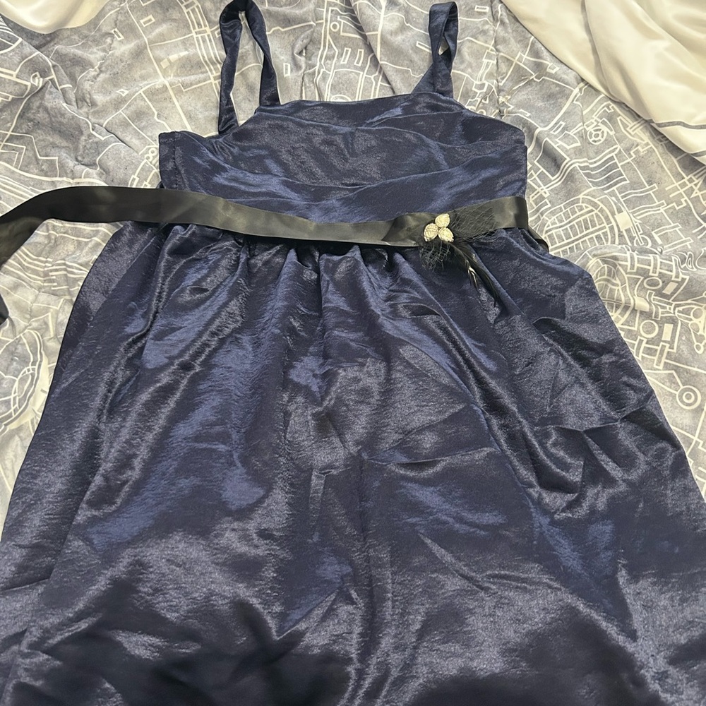 Justice Navy Blue Formal Kids Dress